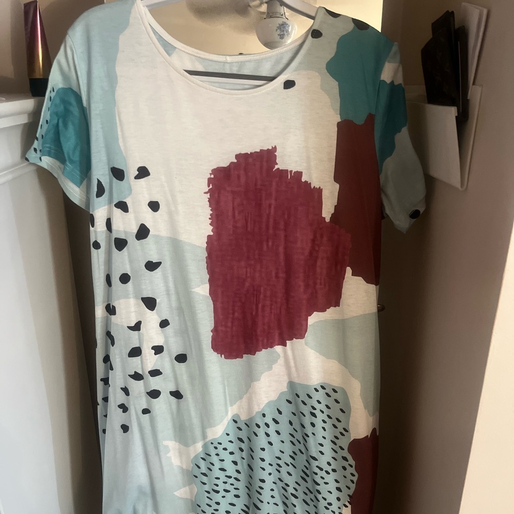 Boutique Style T-Shirt Dress Size XL